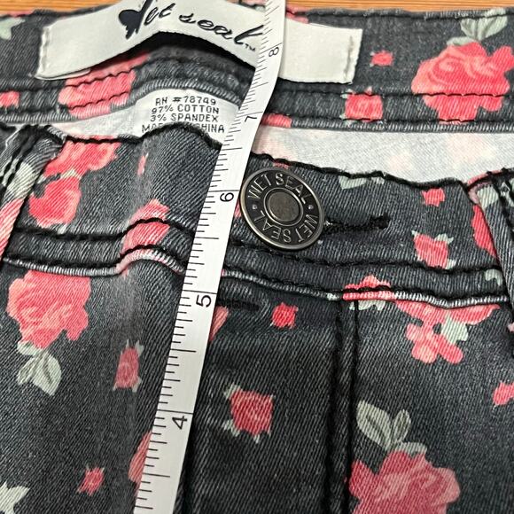 Wet Seal Vintage Rose Jeans S NWOT - Picture 4 of 6
